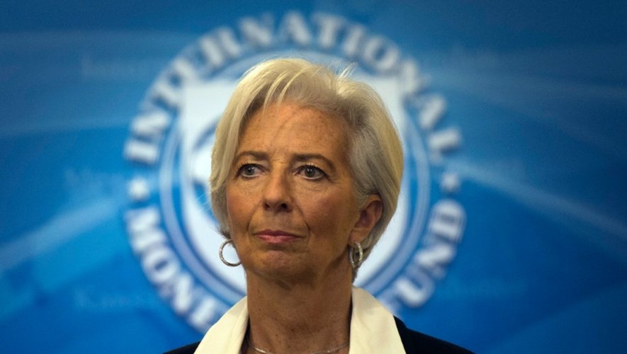 Christine Lagarde au FMI à Washington, le 19 février 2016