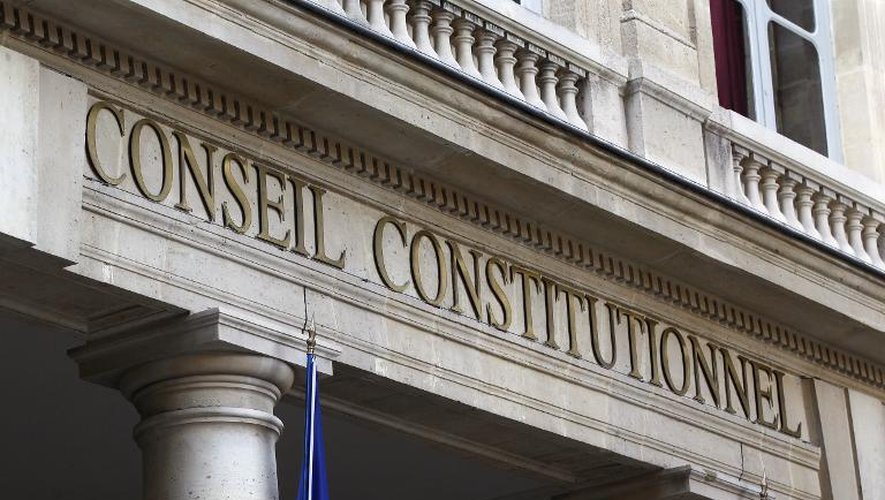 La façade du Conseil constitutionnel à Paris