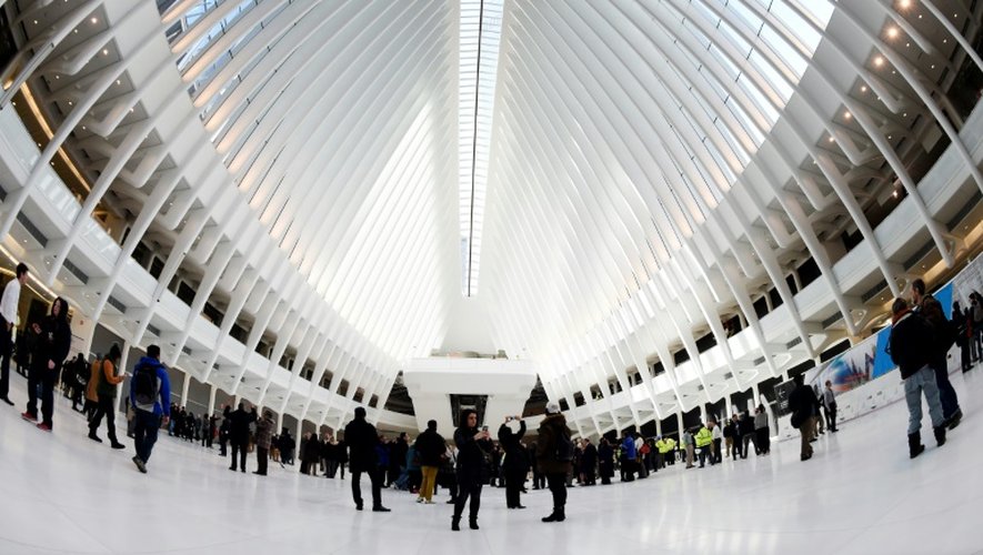 La gare du World Trade Center à New York, le 3 mars 2016
