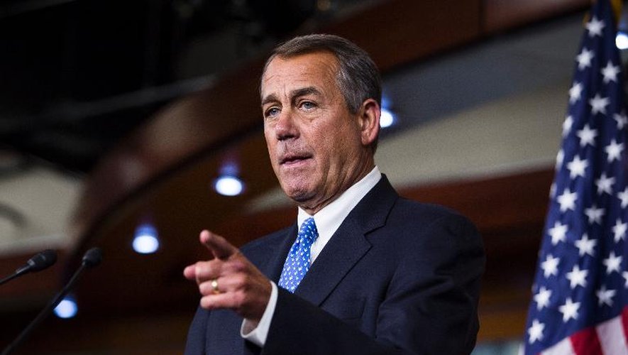 Le président républicain de la Chambre des représentants, John Boehner, le 16 janvier 2014 à Washington DC