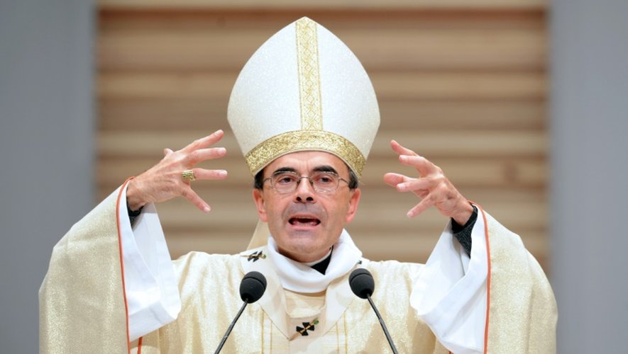 Le cardinal Philippe Barbarin, le 14 octobre 2012 à Lyon