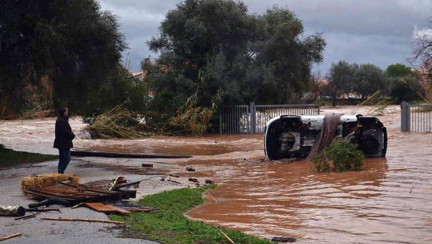 Inondation le 19 janvier 2014 à Londe-les-Maures