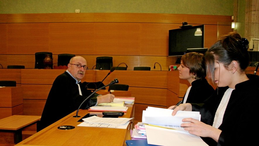 Les avocats de la défense Me Aoust, Me Garric pour Cédric Landel  
et Me Cordeiro pour Jérôme Legrand.