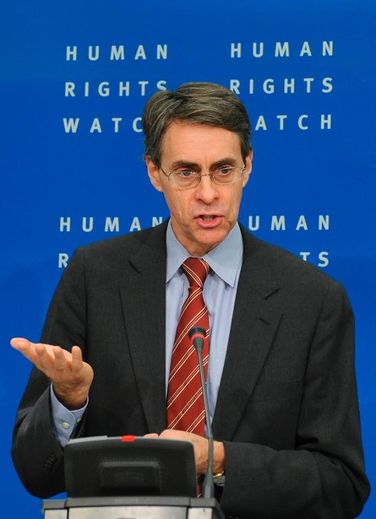 Le directeur exécutif de HRW, Kenneth Roth, le 24 janvier 2011 à Bruxelles