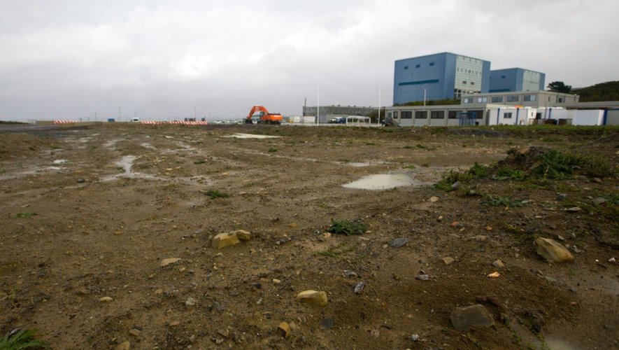 Un des sites de Hinkley Point, en Angleterre, où doivent être construits deux EPR par EDF, le 21 octobre 2013