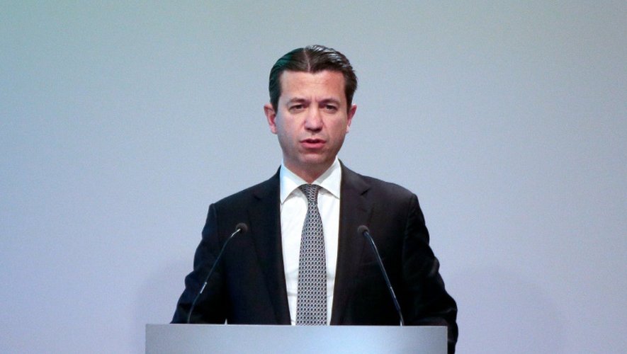 Thomas Piquemal, le directeur financier d'EDF, le 16 février 2016 à Paris