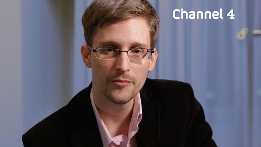 Edward Snowden photo diffusée par Channel 4 le 24 décembre 2013