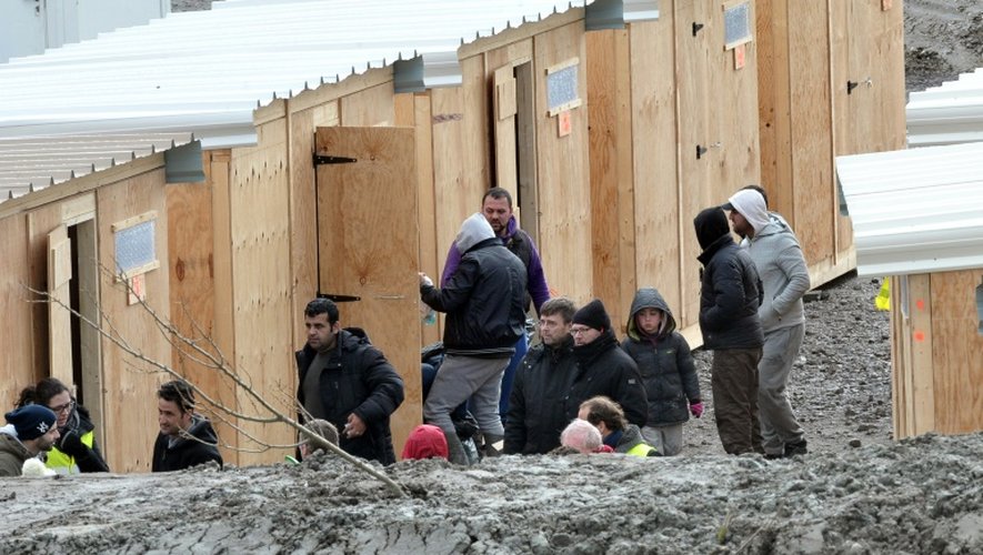 Les premiers migrants arrivent au camp de Grand-Synthe, le 7 mars 2016