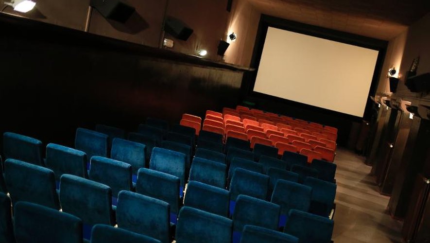 La salle de projection du cinéma Admiral à Vienne le 27 novembre 2013