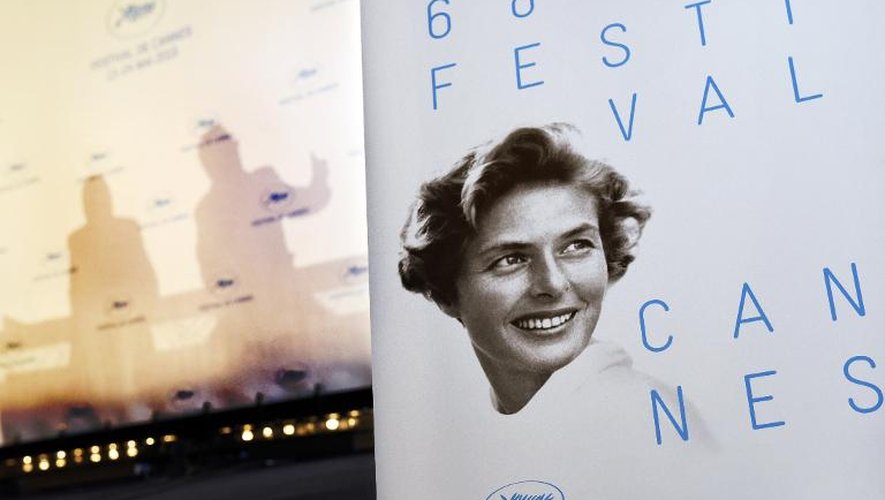 Affiche oficielle du 68e festival de Cannes, le 16 avril 2015 à Paris