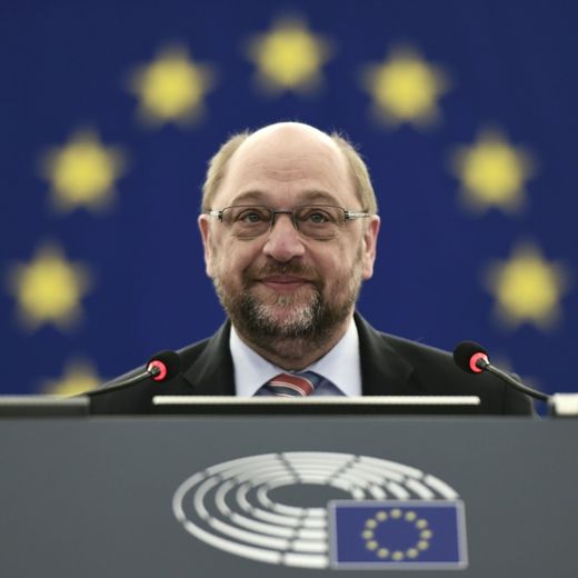 Le président social-démocrate du parlement européen, Martin Schulz, le 9 mars 2016 à Strasbourg