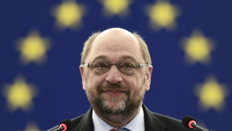 Le président social-démocrate du parlement européen, Martin Schulz, le 9 mars 2016 à Strasbourg