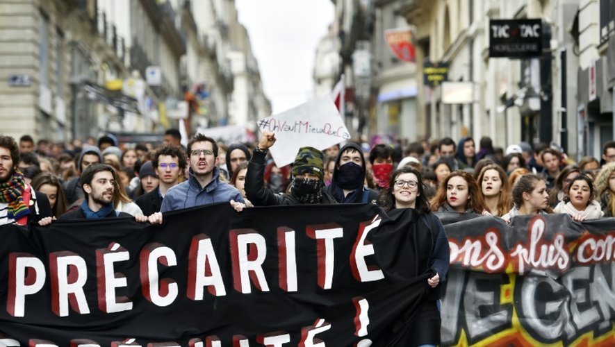 Manifestation contre la loi Travail, le 9 mars 2016 à Nantes
