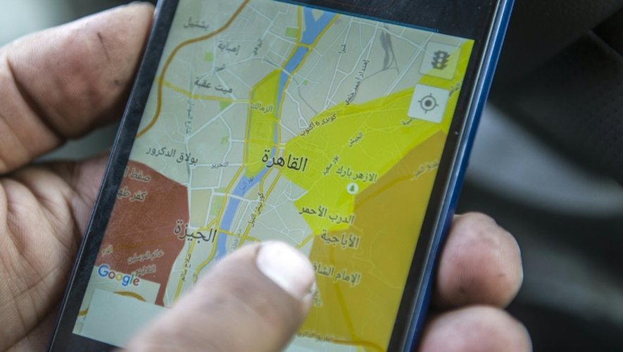 "On offre au client la sûreté, le confort, la propreté", résume Ahmed Mahmoud, chauffeur Uber, le 23 février 2016 au Caire