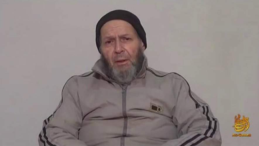 Une capture d'écran d'une vidéo de Warren Weinstein, otage d'Al-Qaida tué en janvier 2015, diffusée par le site SITE Intelligence le 26 décembre 2013