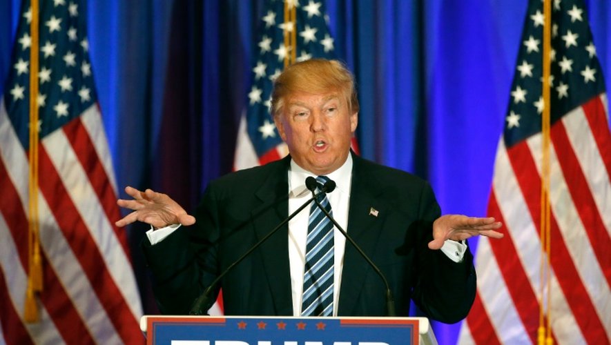 Le candidat à la primaire républicaine Donald Trump à West Palm Beach, le 5 mars 2016