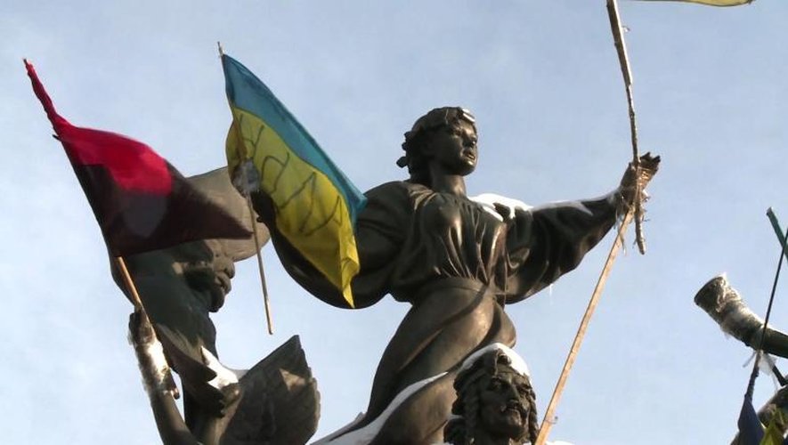 Ukraine: la mobilisation ne faiblit pas à Kiev