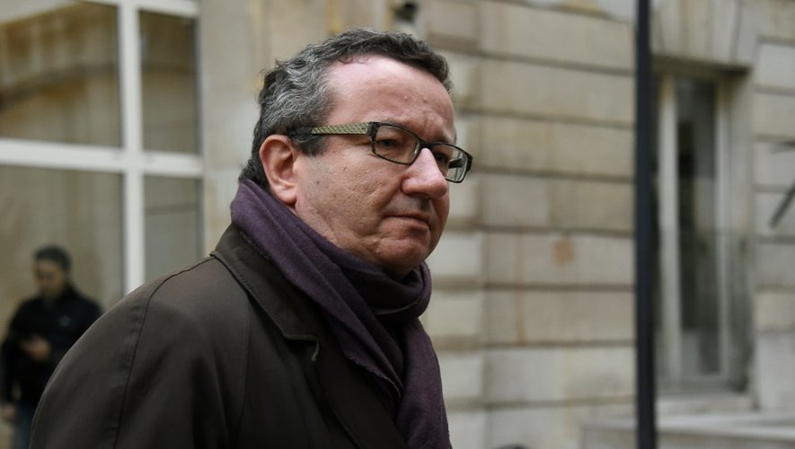 Le député PS Christian Paul à son arrivée au siège du parti socialiste à Paris le 7 mars 2016