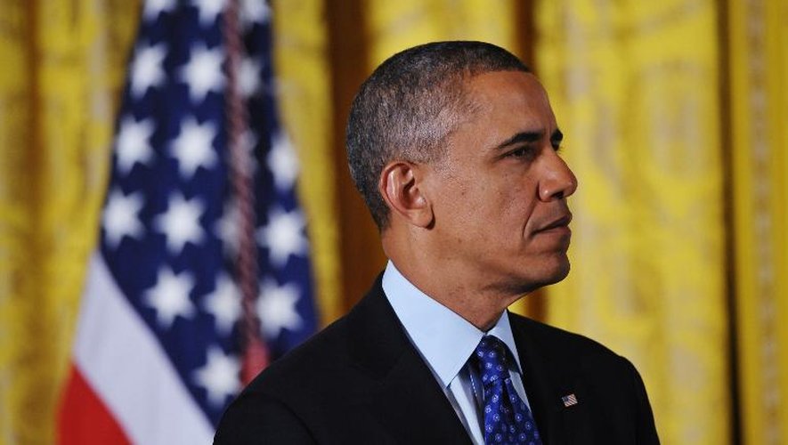 Le président américain Barack Obama, le 22 janvier 2014 à la Maison Blanche, à Washington