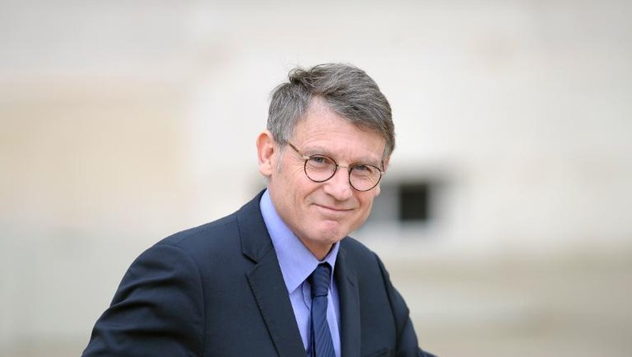 Le ministre de l'Education nationale Vincent Peillon à Paris le 22 janvier 2014