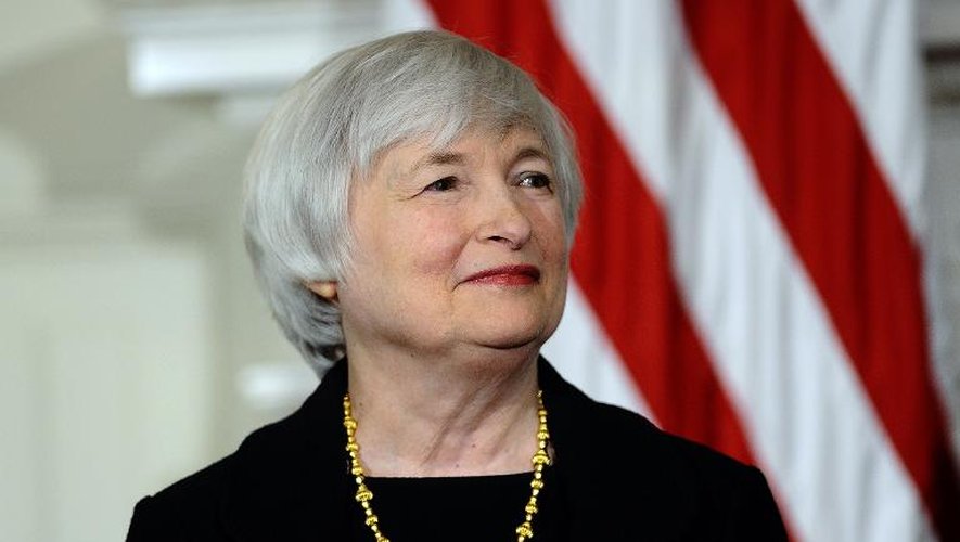 L'économiste Janet Yellen, nouvelle patrone de la Réserve Fédérale américaine (Fed)