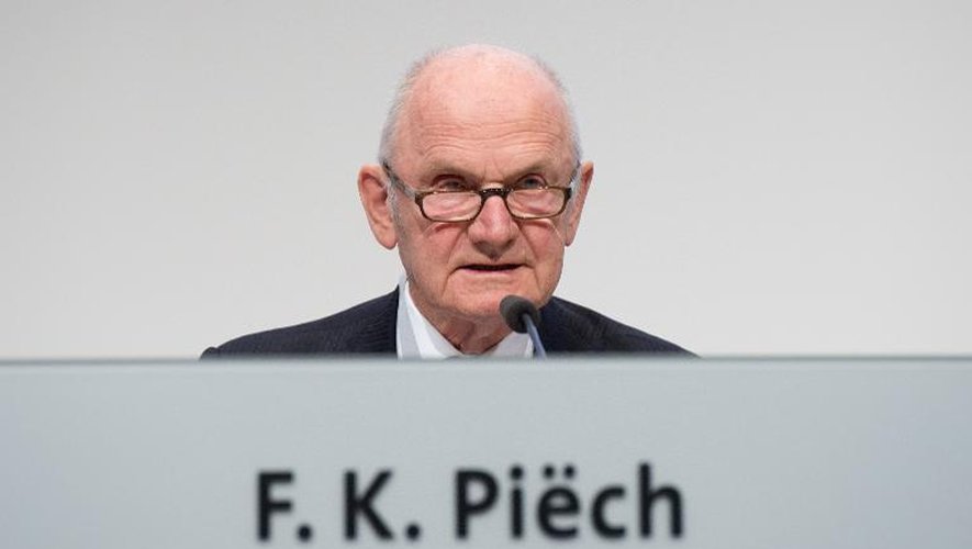 Le patriarche du géant automobile européen Volkswagen, Ferdinand Piëch, à Hanovre le 13 mai 2014