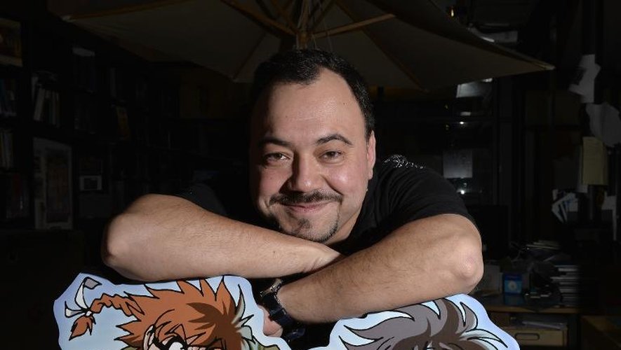 Le dessinateur Patrick Sobral, auteur des "Légendaires", le 27 janvier 2014 à Paris