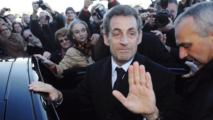 Nicolas Sarkozy le 30 janvier 2014 à Chatelaillon-Plage
