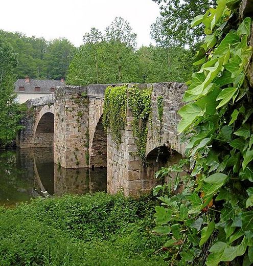 Les constructions autour des bastides aident à comprendre l’histoire de ces lieux. Ici, le pont Saint-Blaise à Najac, vers 1269-1274.