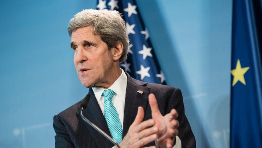 Le secrétaire d'Etat John Kerry le 31 janvier 2014 à Berlin