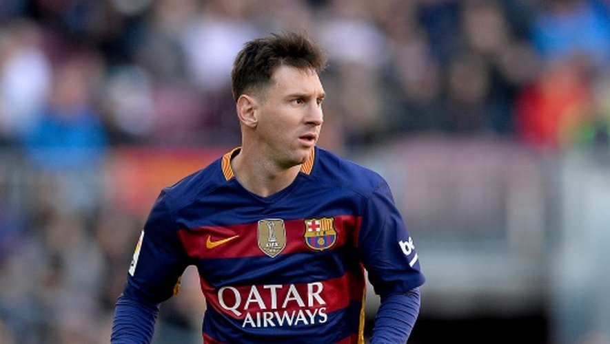 La star du FC Barcelone Lionel Messi, lors d'un match de Liga contre Getafe au Camp Nou, le 12 mars 2016