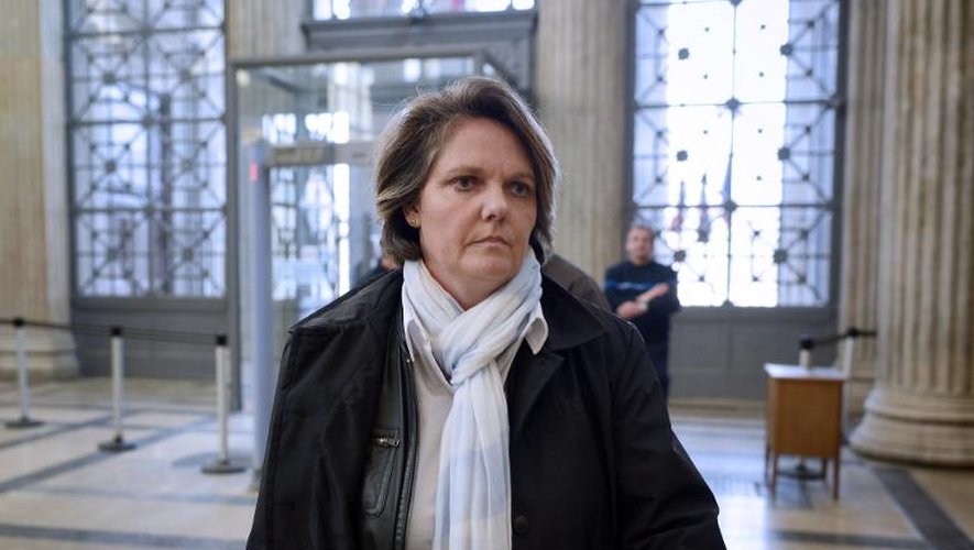 Nathalie Tauziat à son arrivée au palais de justice le 20 novembre 2012 à Lyon