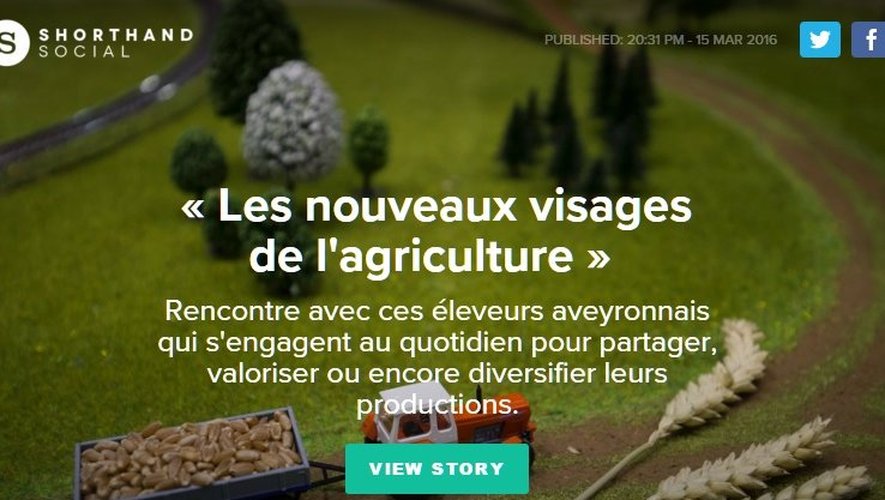 «Les nouveaux visages de l'agriculture» en Aveyron