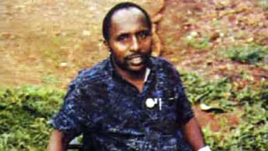 Portrait non daté diffusé par Interpol de Pascal Simbikangwa, 54 ans, accusé de complicité dans les massacres du Rwanda, qui comparaîtra à partir de mardi pour un procès historique en France, vingt ans après le génocide qui fit