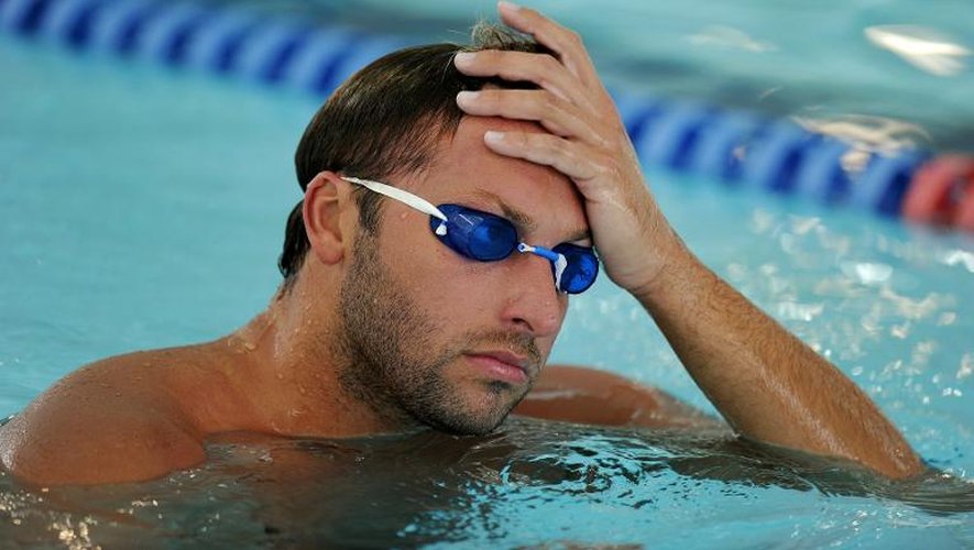 Le nageur australien Ian Thorpe, 11 fois champion du monde, durant un entraînement, le 3 février 2011 à Sydney