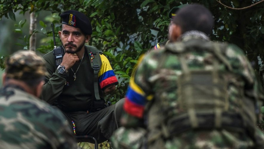 Enrique, un combattant des Farc qui a perdu un bras dans un bombardement, dans le camp de la rébellion de la vallée de Magdalena Medio, en Colombie, le 18 février 2016