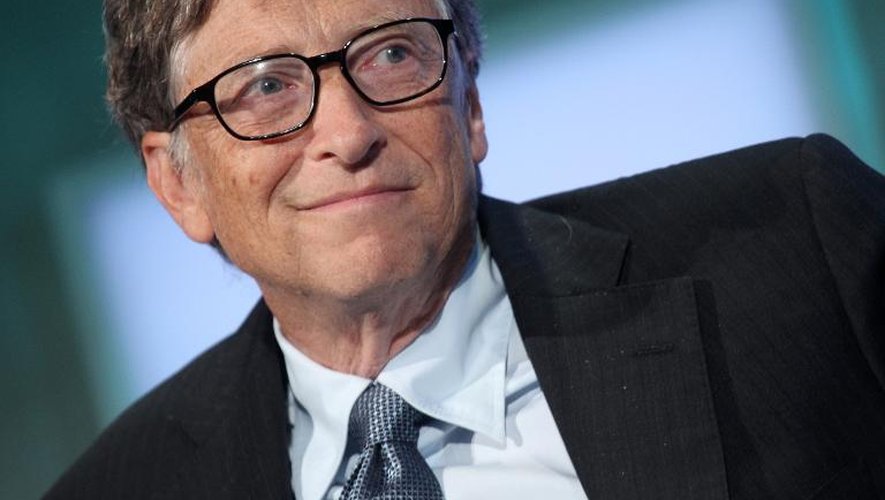 Le co-fondateur de Microsoft Bill Gates à New York le 24 septembre 2013