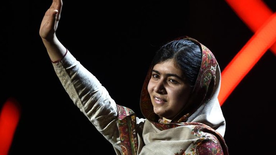 Malala Yousafzaï, prix Nobel de la paix, à Oslo le 11 décembre 2014