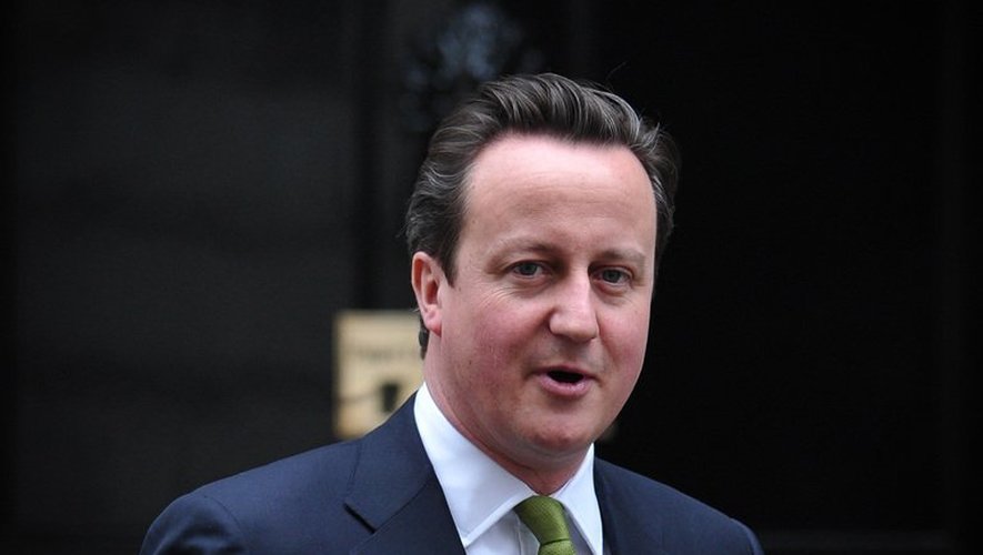Le Premier ministre britannique David Cameron le 19 mars 2013 à Londres