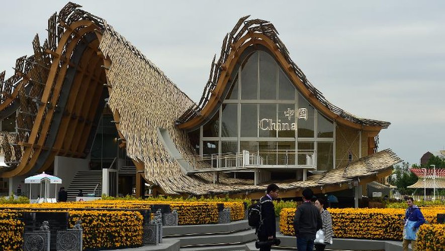 Le pavillon chinois à l'Exposition universelle de Milan, le 1er mai 2015