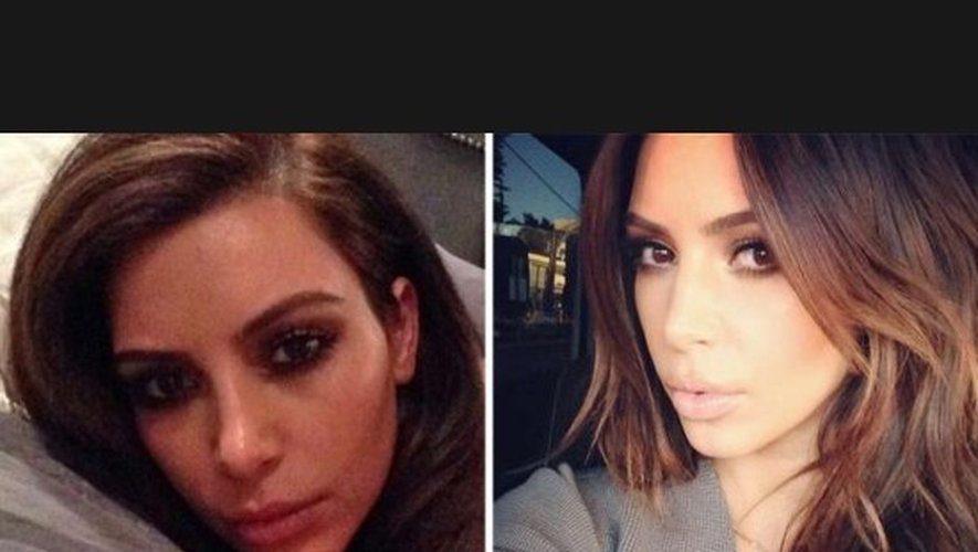 Kim Kardashian redevient brune