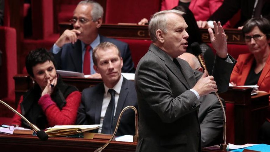 Jean-Marc Ayrault le 4 février 2014 à l'Assemblée nationale à Paris