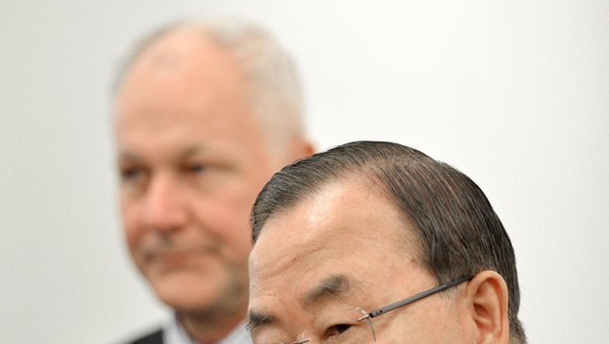 Le secrétaire général de l'ONU Ban Ki-Moon, le 29 avril 2013 à New York
