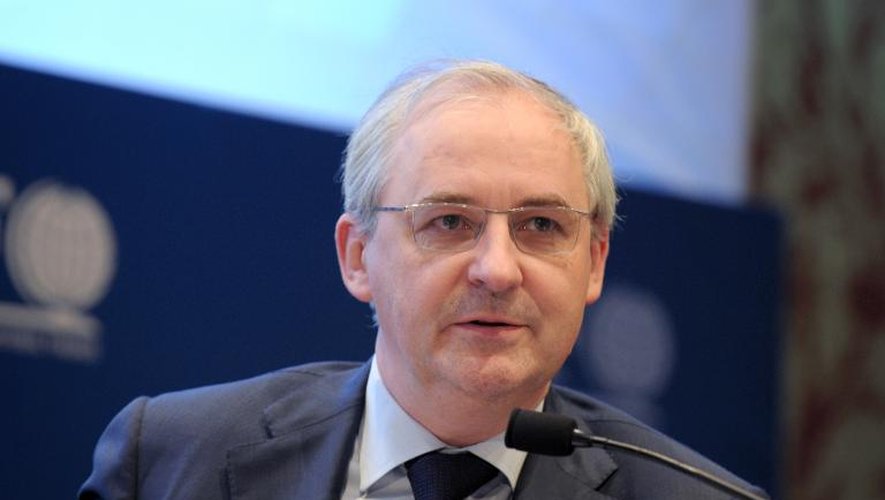 Le président du directoire de Banque populaire-Caisse d'Epargne (BPCE) François Pérol , le 25 juin 2013 à Paris