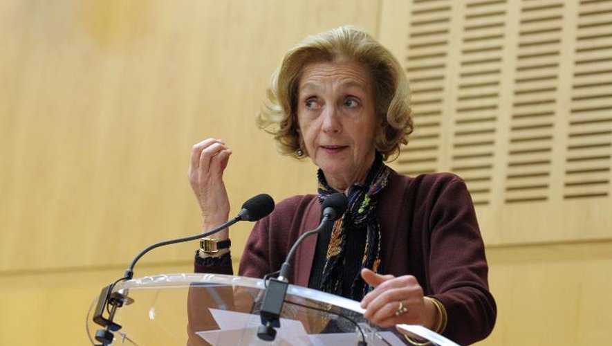 La ministre du Commerce extérieur Nicole Bricq, le 12 novembre 2013 à Paris