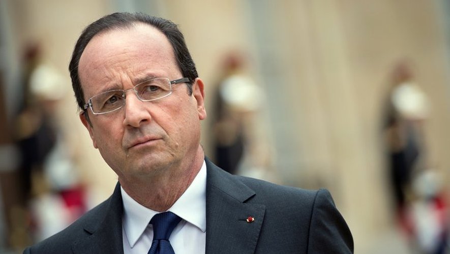 François Hollande à l'Elysée, le 10 mai 2013 à Paris