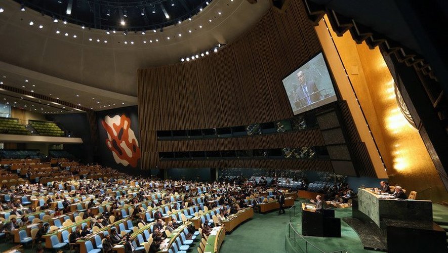 L'assemblée générale de l'ONU réunie le 15 mai 2013, à New York