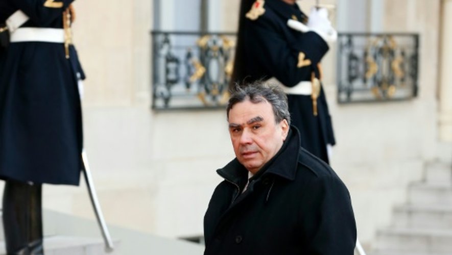 L'historien français Benjamin Stora arrive à l'Elysée à Paris, le 7 avril 2015