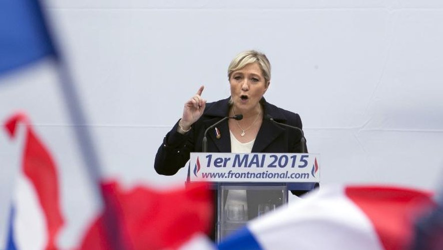 Marine Le Pen le 1er mai 2015 à Paris