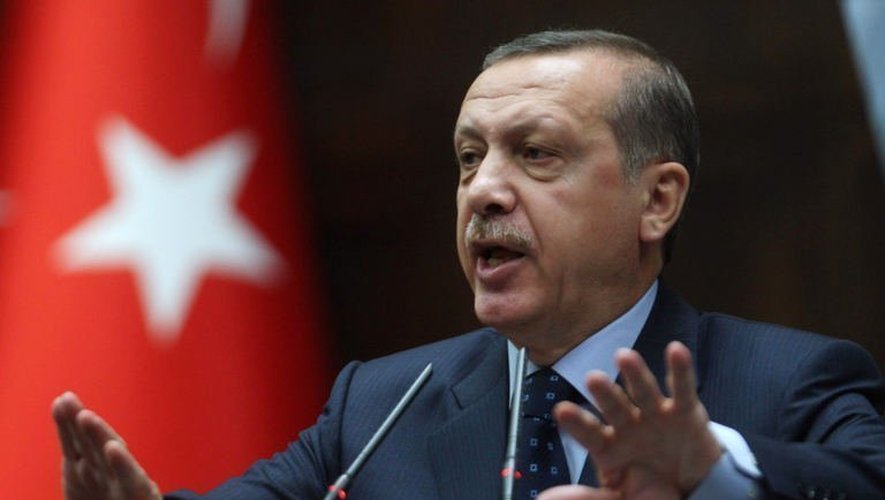 Le Premier ministre turc Recep Tayyip Erdogan, le 14 mai 2013 à Ankara